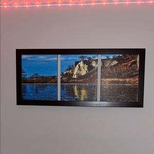Framed Triptych Landscape Wall Art